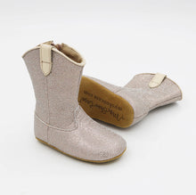 Load image into Gallery viewer, Champagne roper boots-RTS