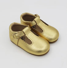 Load image into Gallery viewer, Gold Courage Tstraps-RTS