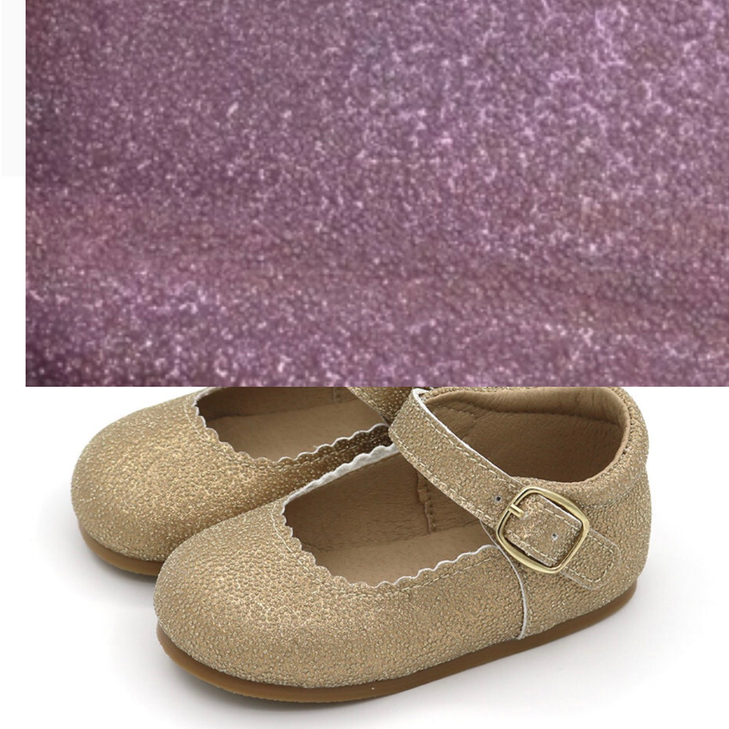 Purple Rain Glitter Mary Janes